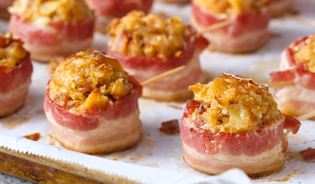 Olymel bacon-cheddar sausage meatballs